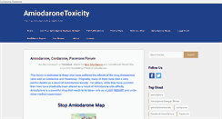 Desktop Screenshot of amiodaronetoxicity.com