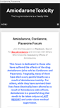Mobile Screenshot of amiodaronetoxicity.com